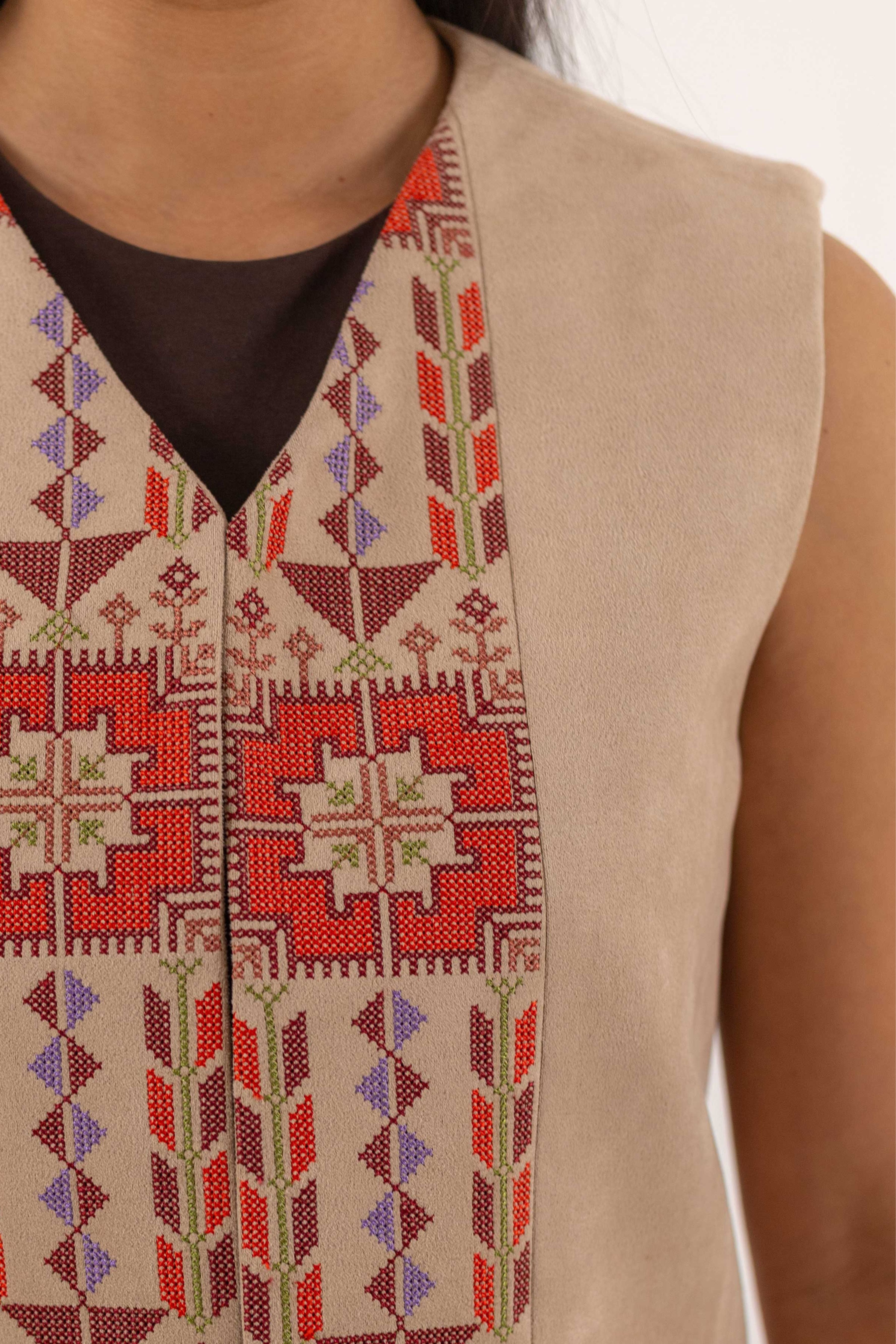 Tareeq Vest – Suede, FW25