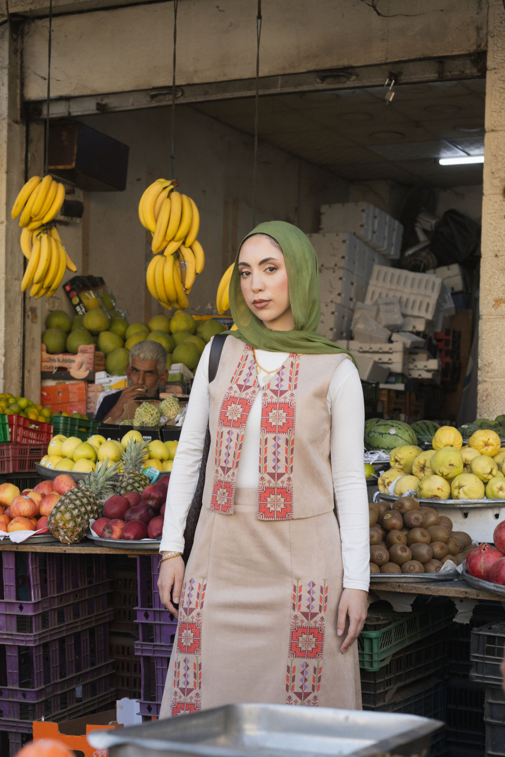 Tareeq Vest – Suede, FW25