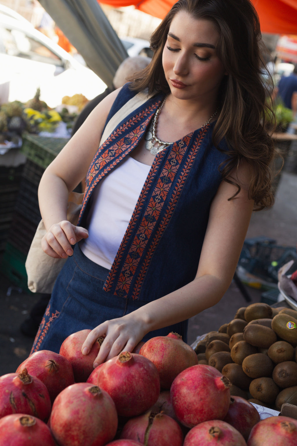 Tareeq Vest – Denim, FW25